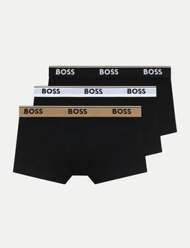 Black Boxershorts 3er-Pack Schwarz M - BOSS - FashionsVida