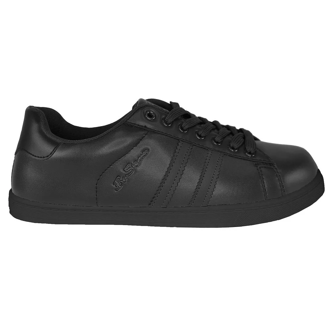 Gerson Mens Black Trainers - Size Uk 10 - Ben sherman - FashionsVida