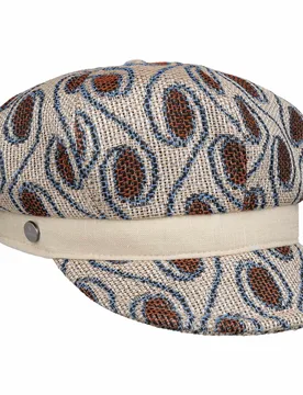 Benita Dots Newsboy Cap by - beige-blue - Damen - Size: One Size - Lierys - FashionsVida