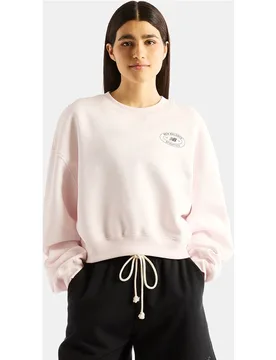 Sudadera casual de mujer Reimagined Fleece Crew - New Balance - FashionsVida