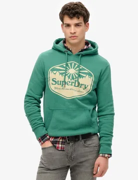 Superdry Men's Sun Kapuzenjacke Grün - Größe: XL - 89.99 - FashionsVida