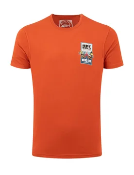 Weird Fish Hot Buzz Back Print Artist T-Shirt Size 3XL - men men all-mens men tshirts men tshirts artist offers all-offers offers mens-2-for-40-tees o - Rust Leaves - FashionsVida