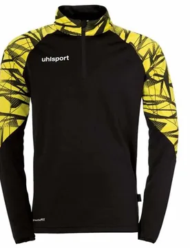 Sweat à Demi-zip Goal 25 Black / Lime Yellow M - Uhlsport - FashionsVida