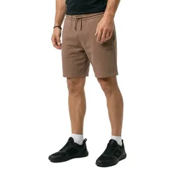 Short Micro Logo Shitake Brown M
