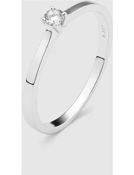 Anillo solitario de oro y diamante Diamonds - El Corte Inglés - FashionsVida