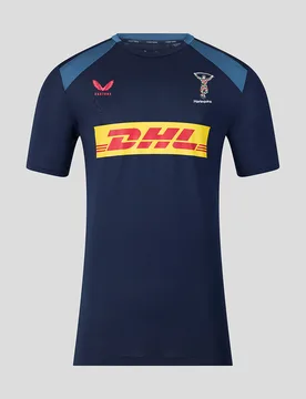 Harlequins Men's 2026/27 Training Short Sleeve T-shirt NAVY 4XL male - Castore - FashionsVida