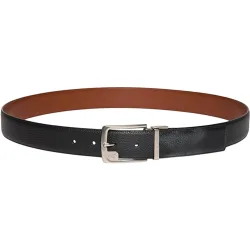 Cinturón de piel reversible de hombre