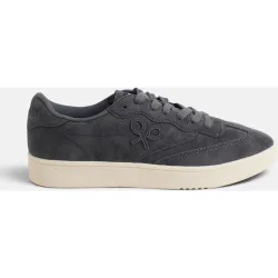 Zapatilla retro serraje casual