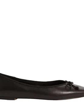 Womens Leather Ballet Flat - Black - Size Uk 7 - Ted baker - FashionsVida