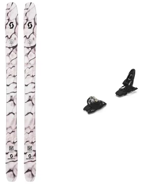 Packs (skis + fix) - Ski freeride - Pack Sea 108 White/Yellow 2027 en Bois - Blanc - Scott - FashionsVida