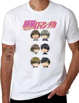 Junjou Romantica (Chibi Couples) T-Shirt man t shirt heavy cotton t shirts cotton 100% T-Shirt - Aliexpress - FashionsVida