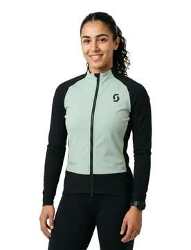 Giacca Rc Pro Warm Hybrid Gore-tex Infinium™ Windstopper® Black / Fresh Green - Scott - FashionsVida