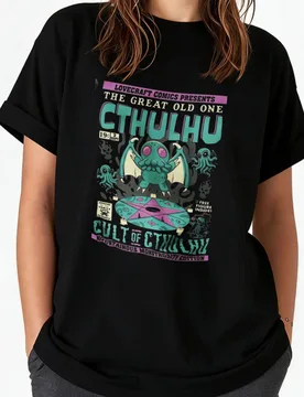Cthulhu Comic Book Sweatshirt Book Lover Shirt H. P. Lovecraft Great Old One Gift Funny Outdoors High Quality Cotton Short-sleev - Aliexpress - FashionsVida