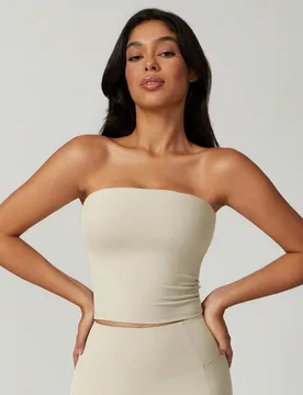 Top corto para mujer, ropa deportiva transpirable para yoga, camisa deportiva, cómoda para uso diario L - Shein - FashionsVida