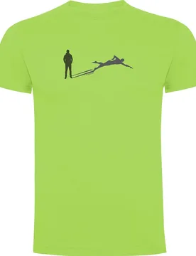 Swim Shadow Short Sleeve T-shirt Light Green 3XL Men - Kruskis - FashionsVida