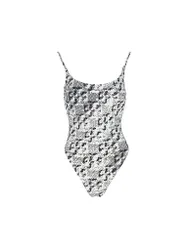 Badeanzug creme S Damen