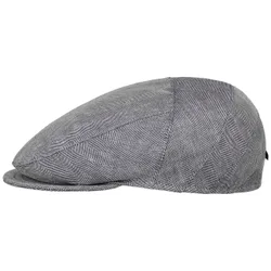 Parigi Linen Flat Cap by - anthracite - Herren - Size: 60 cm