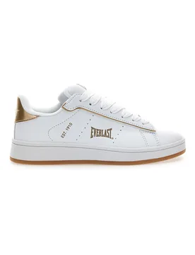 Sneakers bianche con dettagli oro EV-087P 36 - Everlast - FashionsVida
