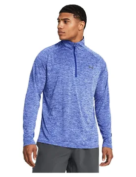 T-shirt à Manches Longues Avec Demi-zip Tech™ 2.0 Royal / Graphite 2XL - Under armour - FashionsVida