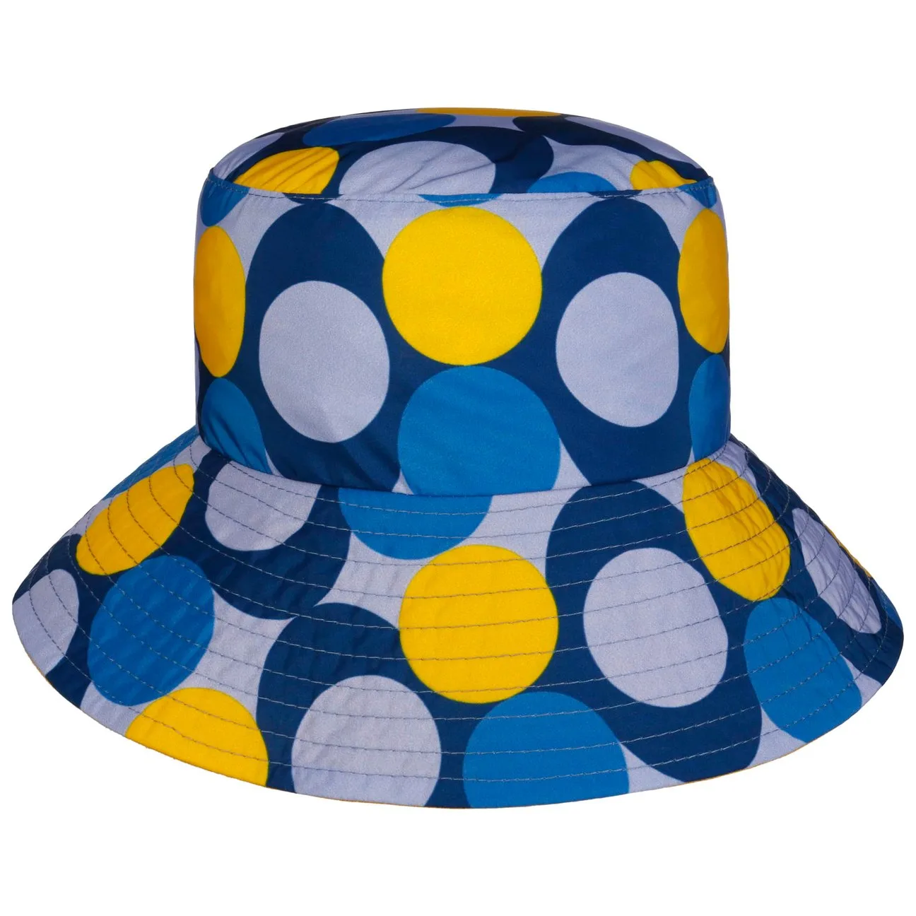 Circles Anti-Rain Cloth Hat by - blue - Damen - Size: One Size - Lipodo - FashionsVida