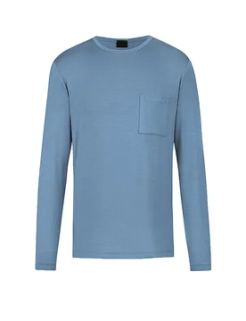 Pyjamashirt JEFFERSON MODAL atlantic storm bleu S - Mey - FashionsVida