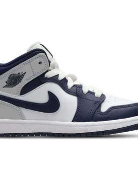 Aj1 Mid Toddler Trainers - White - Size 2.5 - Leather - White - Size: 2.5 - Jordan - FashionsVida