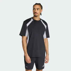 T-SHIRT TECH APPAREL COLORBLOCK M Black / Halo Silver