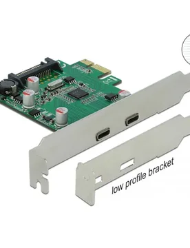 Pcie Vers Usb C Green One Size unisex - Delock - FashionsVida