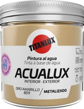 Pintura Metalizada 75 ml - Acualux - FashionsVida