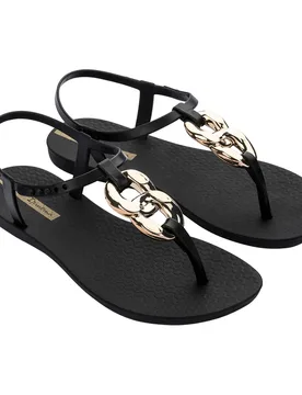 Class Connect Ii Sandals Black / Black / Gold UK 6 Women - Ipanema - FashionsVida