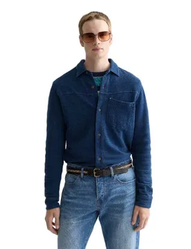 Chemise à Manches Longues 182829 indigo S - Scotch & Soda - FashionsVida