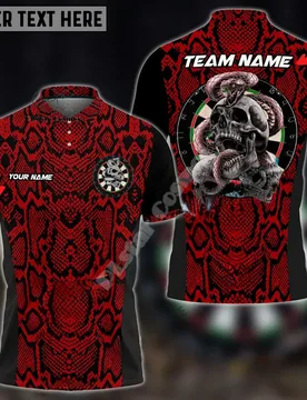 Custom Name Darts Camo Vintage Flame Graffiti Tattoo Multicolor 3DPrint Harajuku Summer Funny Short Sleeves Polo Jersey Shirts Z - Aliexpress - FashionsVida