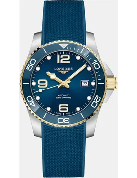 Reloj de hombre Hydro Conquest L37813969 automático de caucho - Longines - FashionsVida