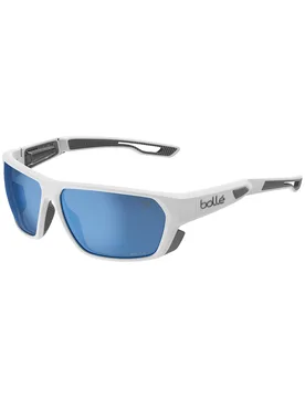 Polarisierte Sonnenbrillen Airfin White Matte Grey Volt+ Offshore Polarized Weiß - Bollé - FashionsVida
