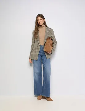 Vaqueros faith push in wide de mujer - Salsa Jeans - FashionsVida