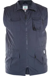 Enzo Mens Kingsize Multi Pocket Hunting Waistcoat - - Size: 4XL