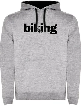 Sweat à Capuche Word Biking Mtb Two-colour - Kruskis - FashionsVida