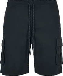 Short - Drawstring Cargo Shorts - S bis XL - für Männer - Größe S - schwarz - Männer - male