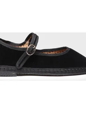 Merceditas planas de terciopelo de mujer - Toni Pons - FashionsVida