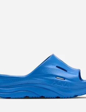 ORA Recovery Slide 3 in Virtual Blue/Virtual Blue, Size M11.5/ W12.5 - HOKA - FashionsVida