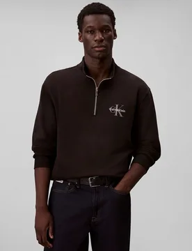 Sudadera Hombre Media Cremallera - Calvin Klein Jeans - FashionsVida