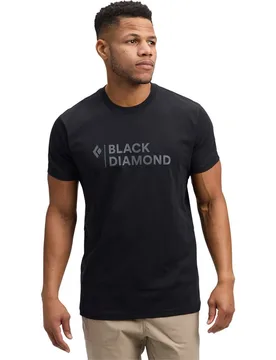 Camiseta de hombre M Mini Stacked Ss Tee - Black Diamond - FashionsVida