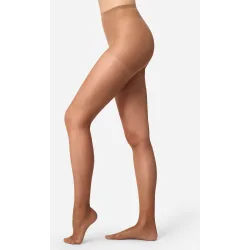Panti transparente efecto natural 15 deniers marrón