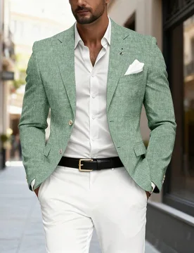 Blazer de moda para hombre de talla grande, estilo commuter, formal, Old Money 5XL - Shein - FashionsVida
