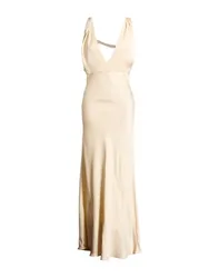 Vestido largo Mujer Marfil 36 Mujer