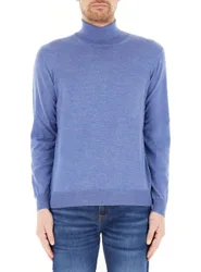 Dolcevita lana merino AZZURRO POLVERE 52