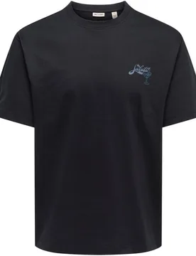 Only & Sons - Camiseta con cuello redondo y detalle frontal - Only & Sons - FashionsVida