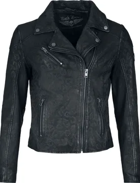Rock Lederjacke - Rebels & Reapers - S bis XXL - für Damen - Größe S - multicolor - Frauen - female - Rock Rebel by EMP - FashionsVida
