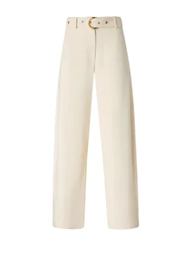 Pantaloni donna - lexy pantalone frisottino - bianco - PINKO - FashionsVida