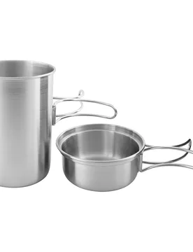 Handle mug set 850 ml 2 cazos inox fiambreras (UNICA) - Tatonka - FashionsVida